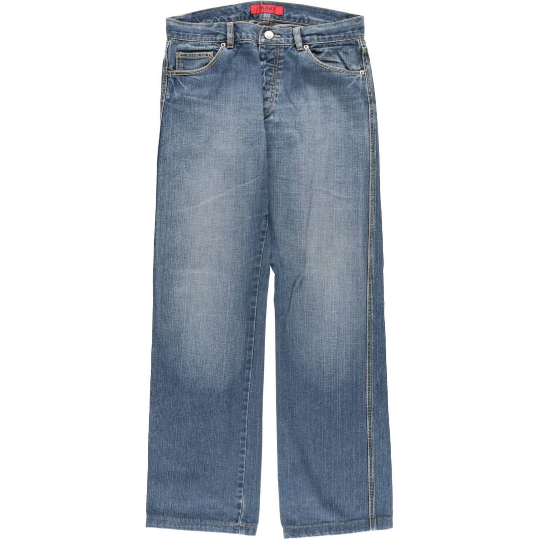 Hugo Boss Orange Straight Denim Pants, Men's, Size W33 unclear blue type Vintage Second Hand