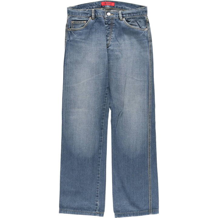 Hugo Boss Orange Straight Denim Pants, Men's, Size W33 unclear blue type Vintage Second Hand