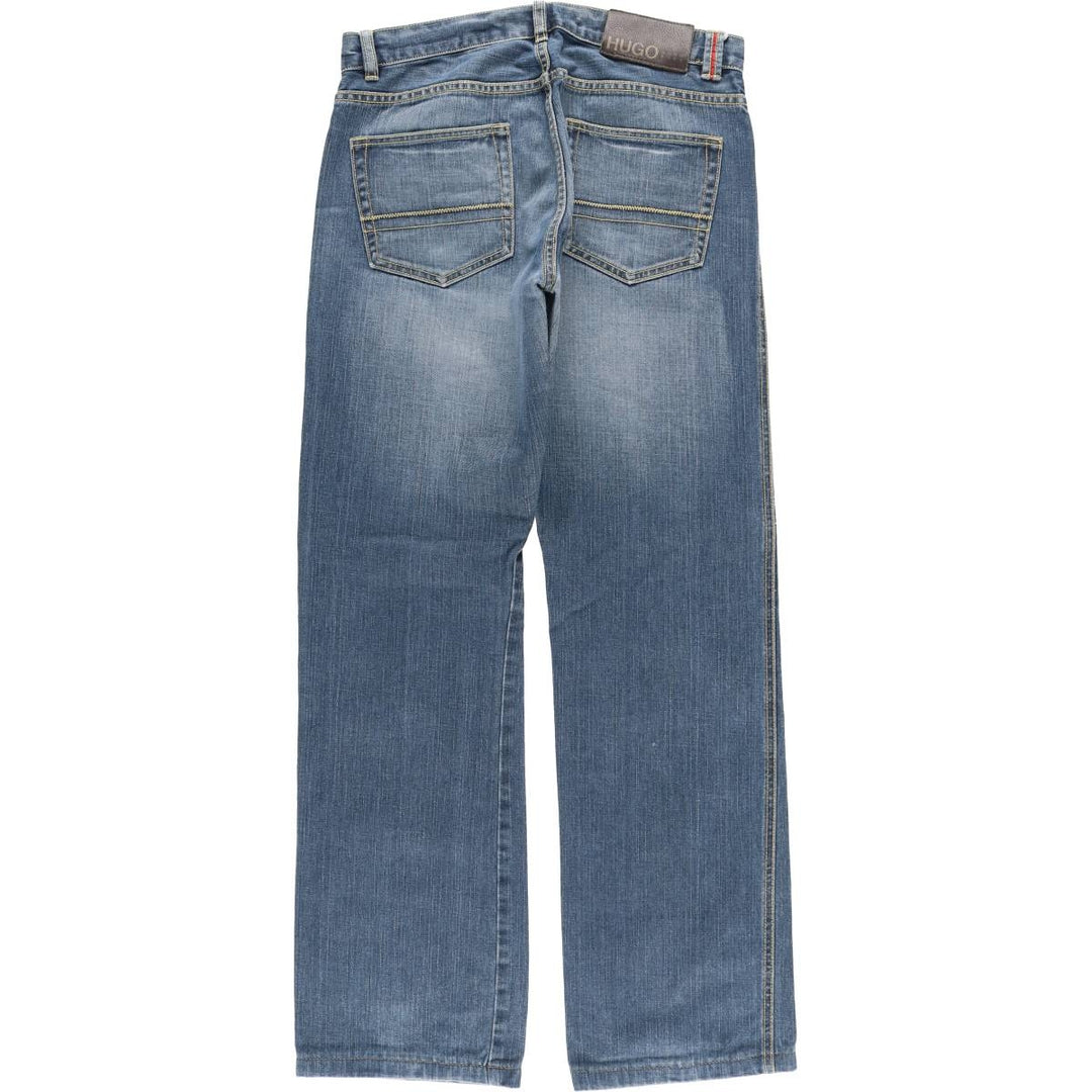Hugo Boss Orange Straight Denim Pants, Men's, Size W33 unclear blue type Vintage Second Hand