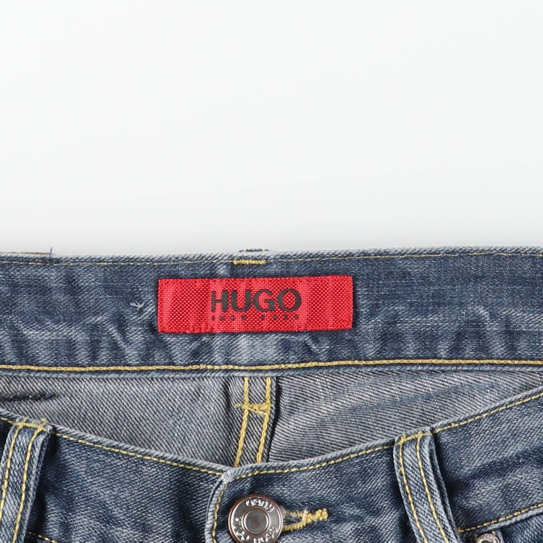Hugo Boss Orange Straight Denim Pants, Men's, Size W33 unclear blue type Vintage Second Hand