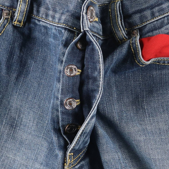 Hugo Boss Orange Straight Denim Pants, Men's, Size W33 unclear blue type Vintage Second Hand