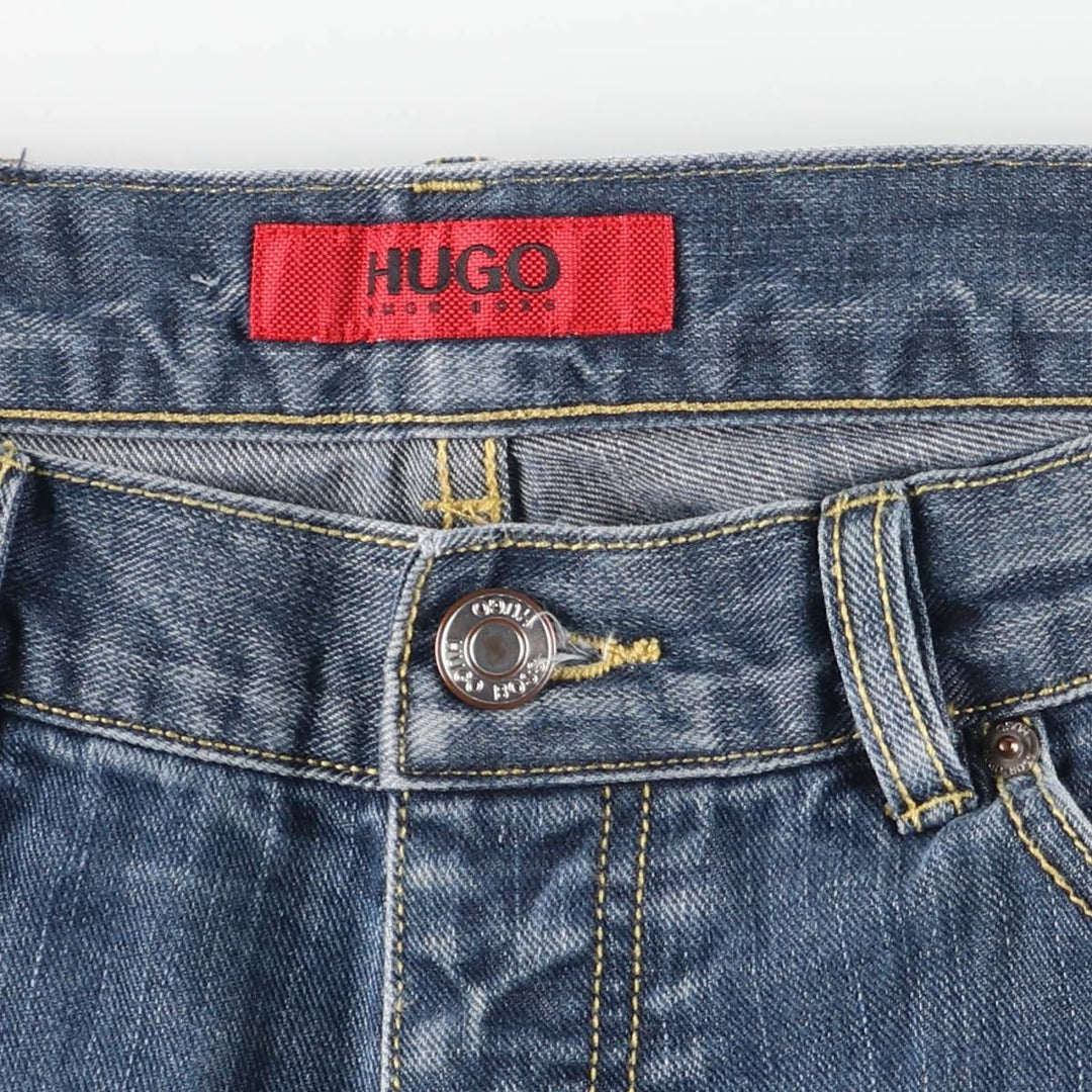 Hugo Boss Orange Straight Denim Pants, Men's, Size W33 unclear blue type Vintage Second Hand