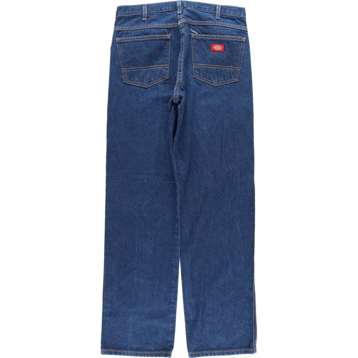 Dickies Straight Denim Pants for Men, W34 equivalent cotton blue type Vintage Second Hand