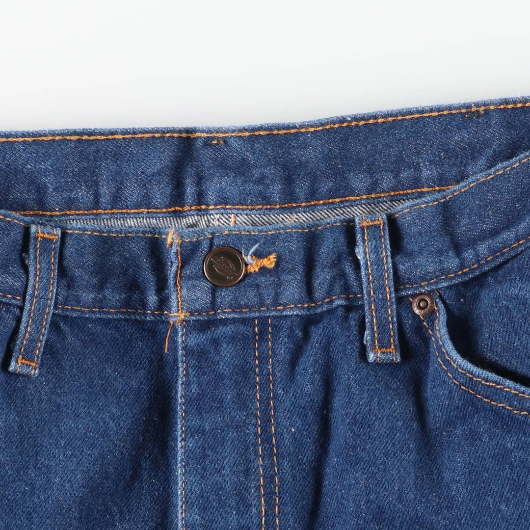 Dickies Straight Denim Pants for Men, W34 equivalent cotton blue type Vintage Second Hand
