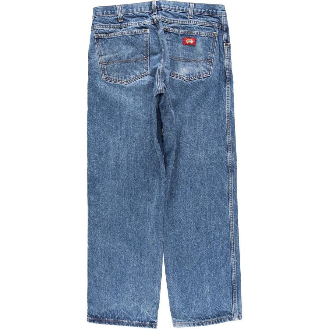 Dickies Straight Denim Pants for Men, W34 equivalent cotton blue type Vintage Second Hand