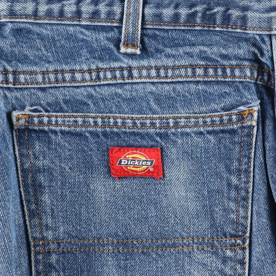 Dickies Straight Denim Pants for Men, W34 equivalent cotton blue type Vintage Second Hand