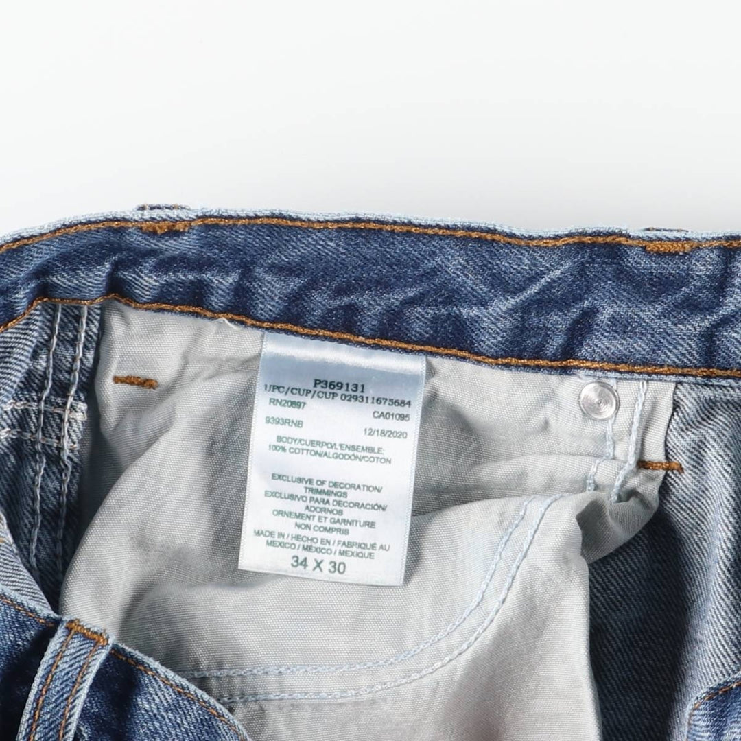 Dickies Straight Denim Pants for Men, W34 equivalent cotton blue type Vintage Second Hand