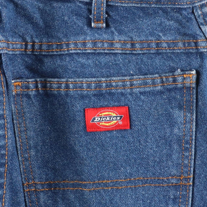 Dickies tapered denim pants for men, equivalent to W33 cotton blue type Vintage Second Hand