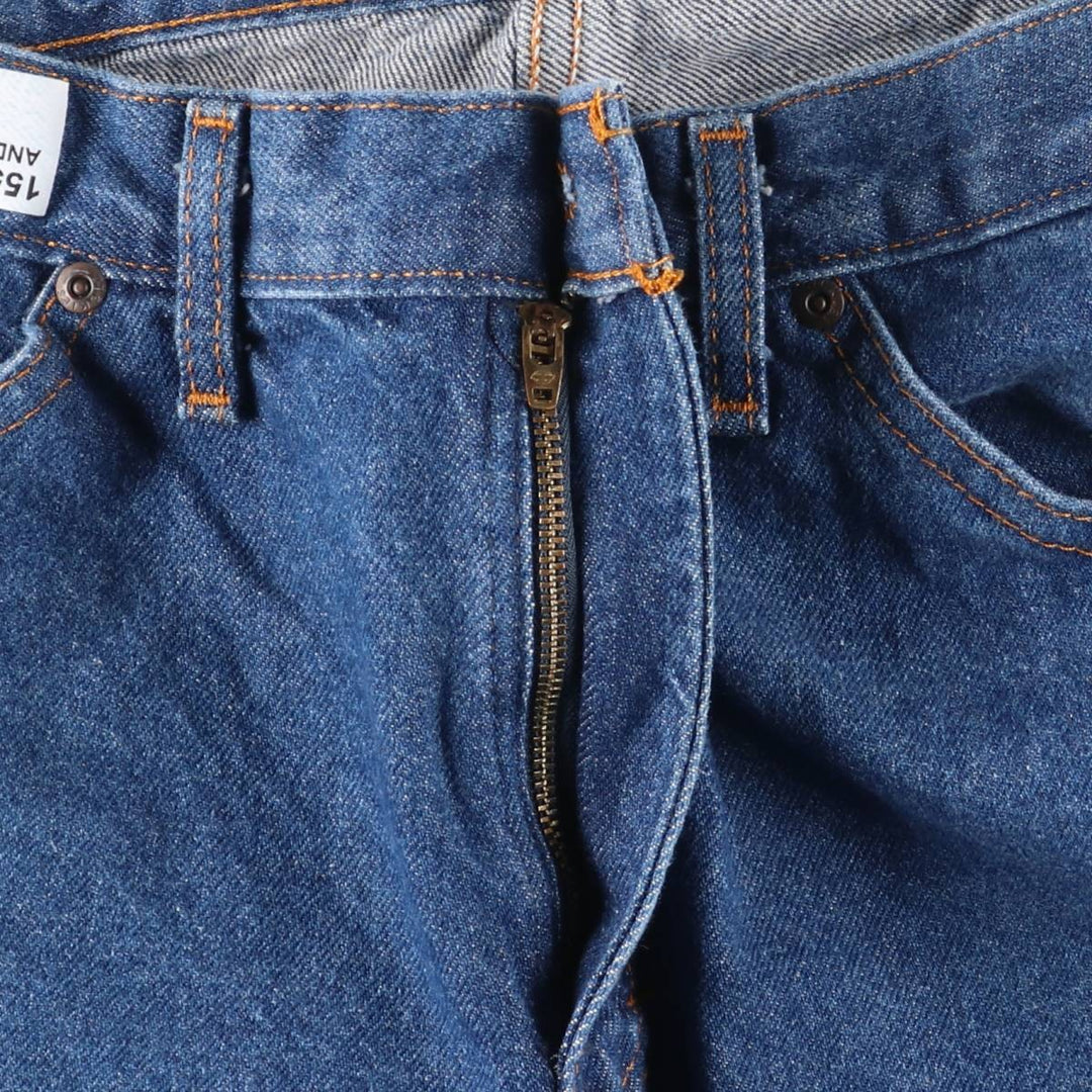 Dickies tapered denim pants for men, equivalent to W33 cotton blue type Vintage Second Hand