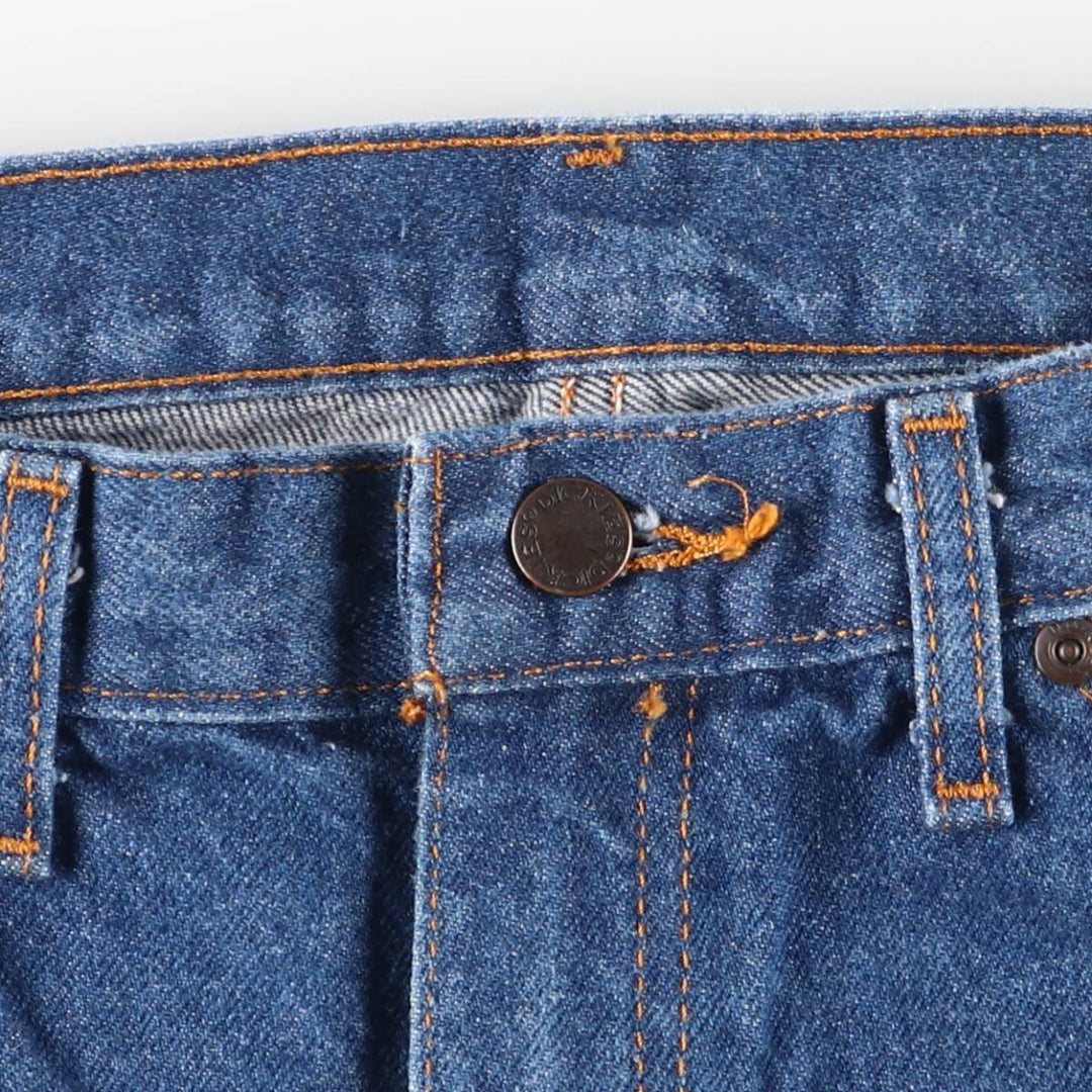 Dickies tapered denim pants for men, equivalent to W33 cotton blue type Vintage Second Hand