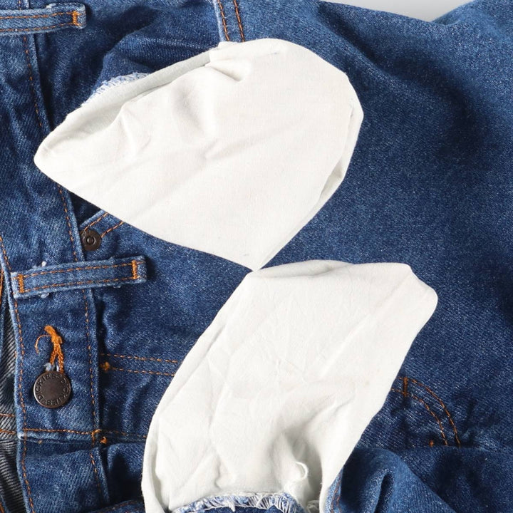 Dickies tapered denim pants for men, equivalent to W33 cotton blue type Vintage Second Hand