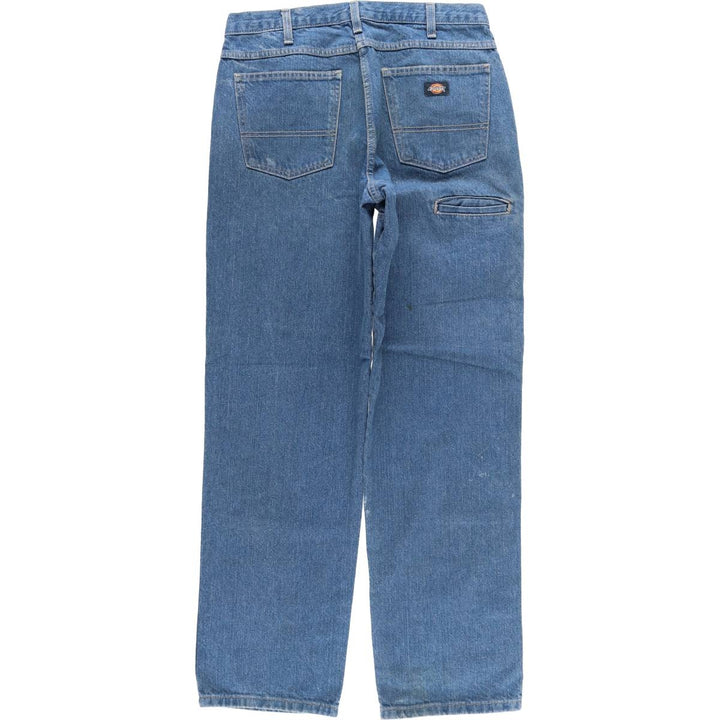 Dickies Straight Denim Pants for Men, W33 equivalent cotton blue type Vintage Second Hand