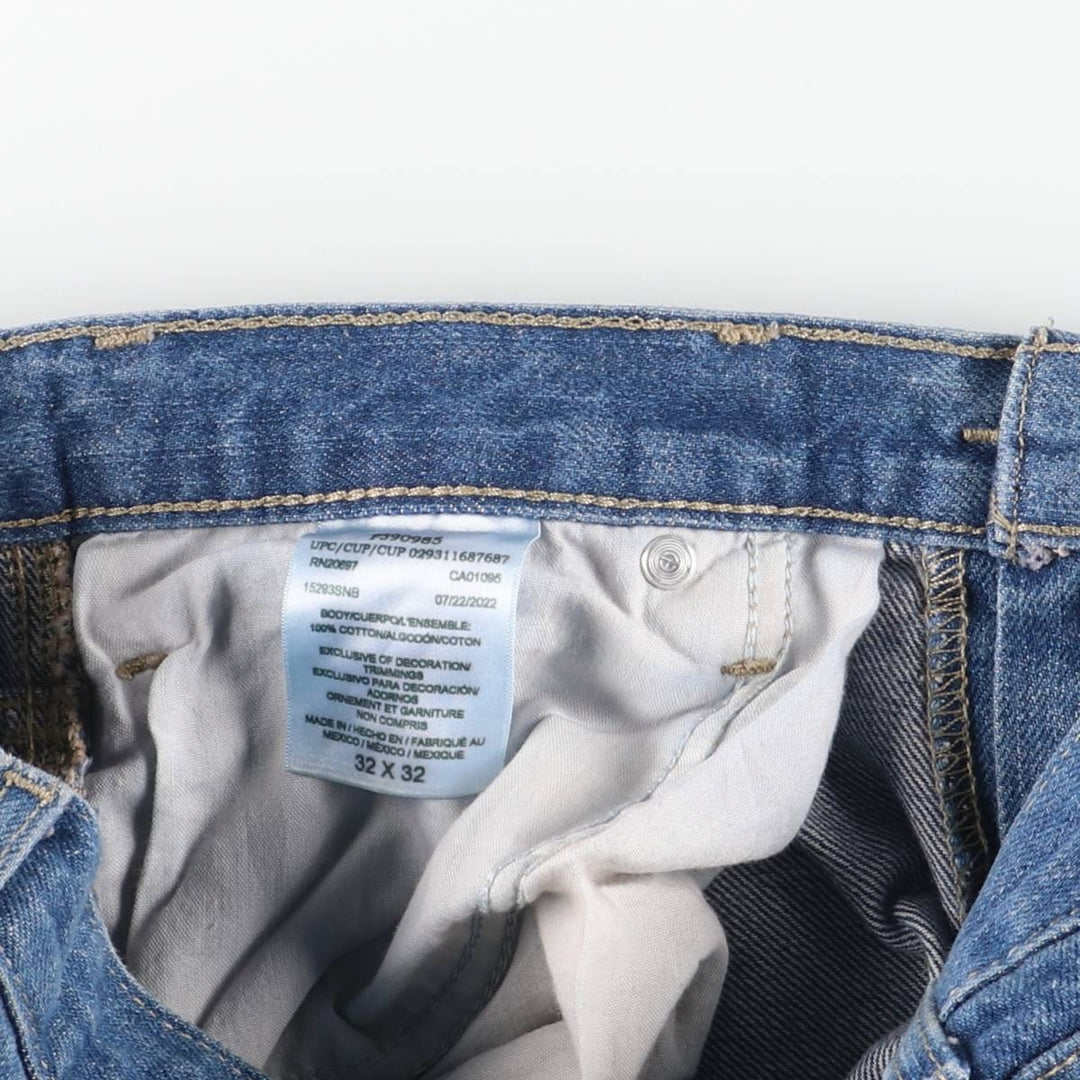 Dickies Straight Denim Pants for Men, W33 equivalent cotton blue type Vintage Second Hand