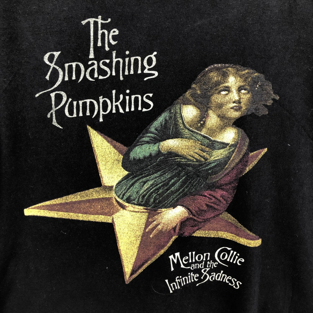 THE SMASHINF PAMPKINS Band T-Shirt, Men's Size L cotton black type Vintage Second Hand