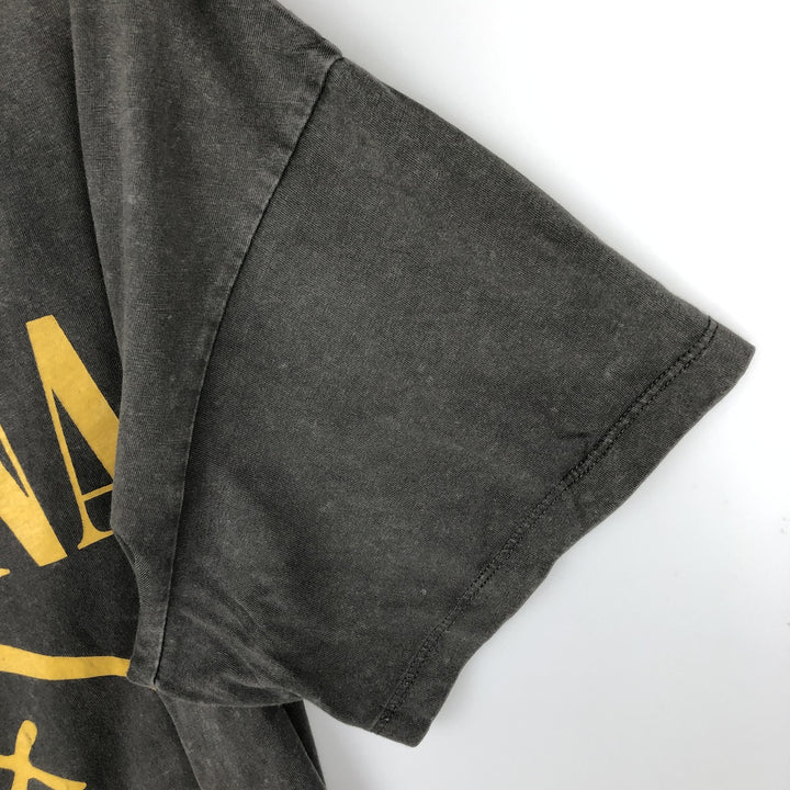 NIRVANA Nirvana Band T-shirt, Band T, Men's M size cotton Charcoal Vintage Second Hand