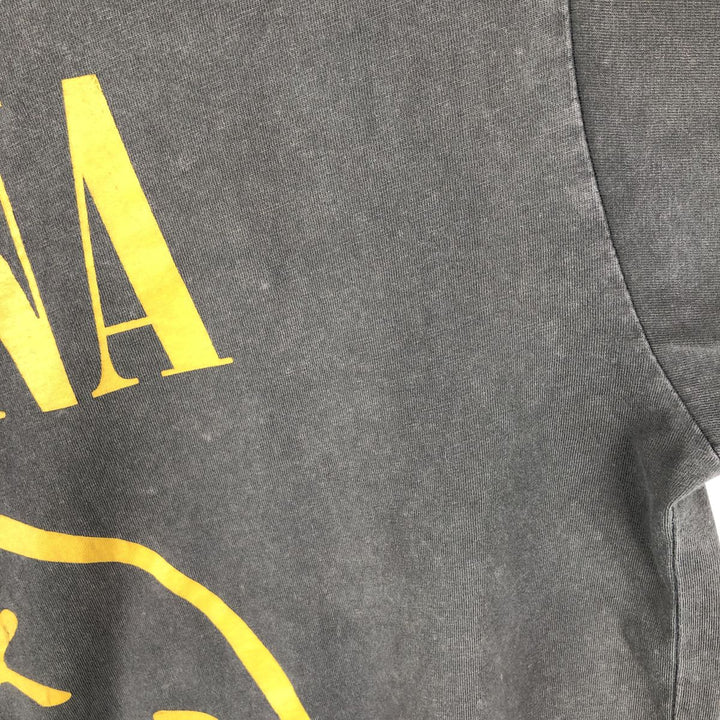 NIRVANA Nirvana Band T-shirt, Band T, Men's M size cotton Charcoal Vintage Second Hand
