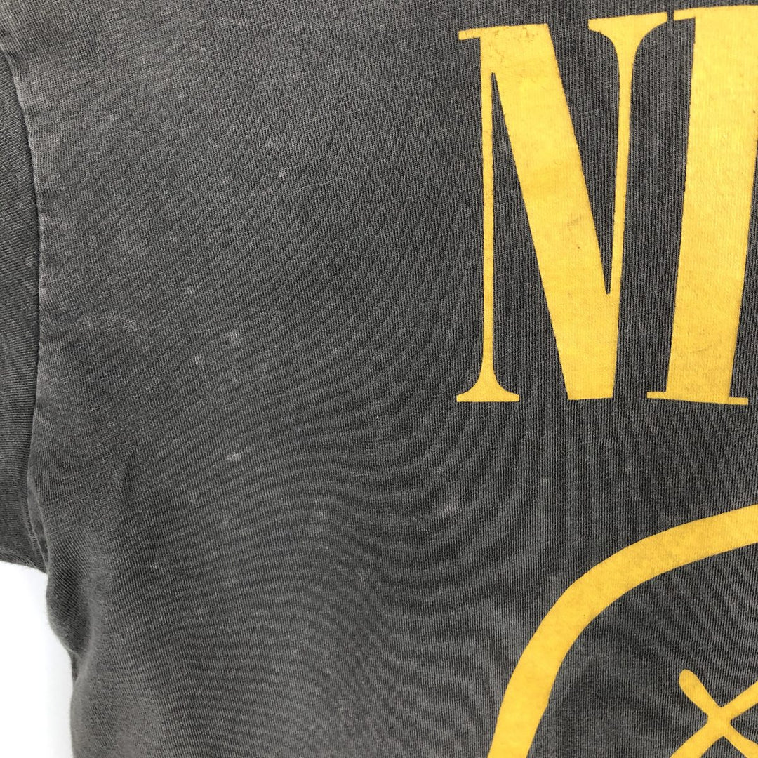NIRVANA Nirvana Band T-shirt, Band T, Men's M size cotton Charcoal Vintage Second Hand