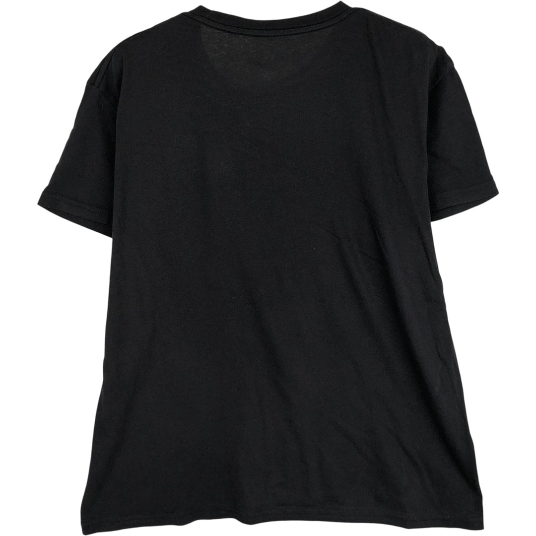 DEF LEPPARD Def Leppard Band T-shirt Band T Men's XL size cotton black type Vintage Second Hand