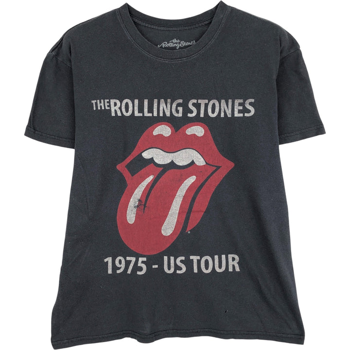 THE ROLLING STONES Band T-shirt, Men's M size cotton Charcoal Vintage Second Hand