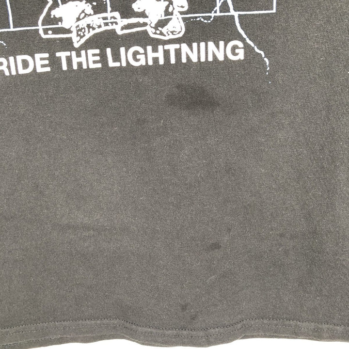 Metallica Band T-shirt, Band T, Men's M size cotton black type Vintage Second Hand