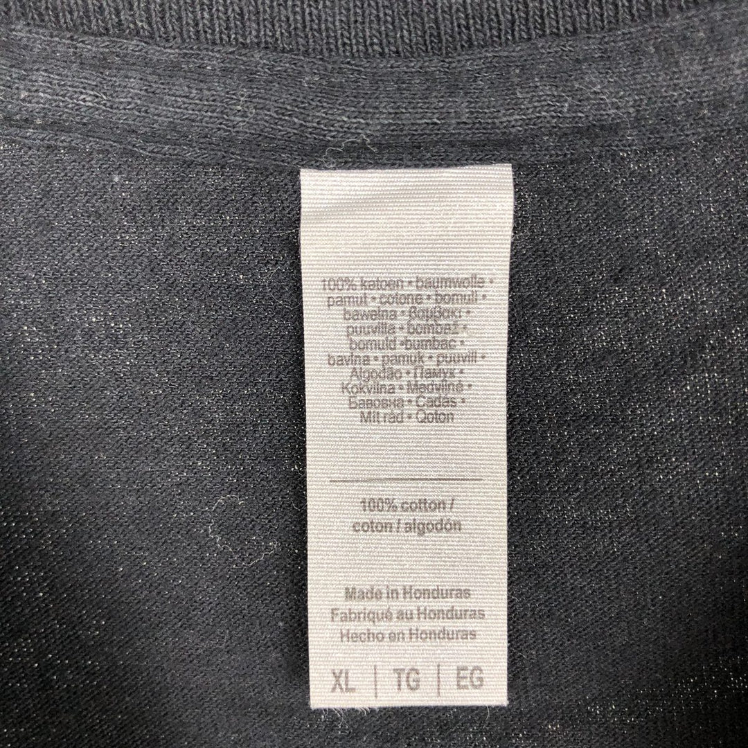 IRON MAIDEN Iron Maiden Band T-shirt Band T Men's XL size cotton black type Vintage Second Hand