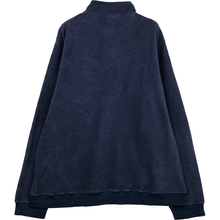Patagonia Shearling Button Pullover 26140FA20 Half-Button Fleece Pullover, Men's XL recycled polyester navy blue type Vintage Second Hand