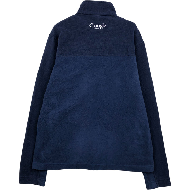 Patagonia Simple Synchilla Jacket (25098FA14) Google Fleece Jacket, Men's Medium polyester navy blue type Vintage Second Hand