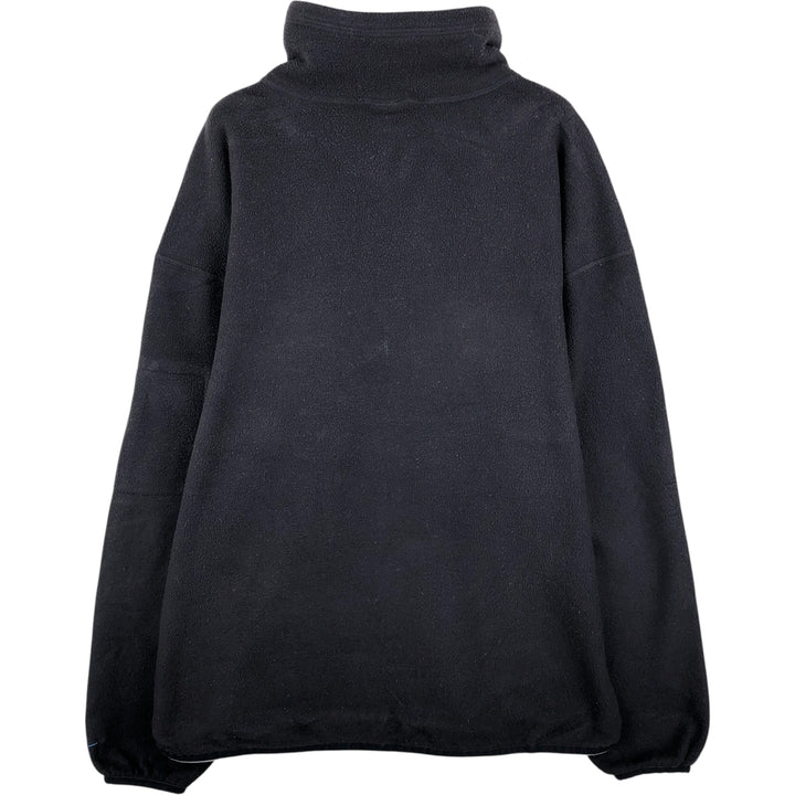90s-00'S Vintage Nike Half-Zip Fleece Pullover, Men's Size Medium polyester black type Vintage Second Hand