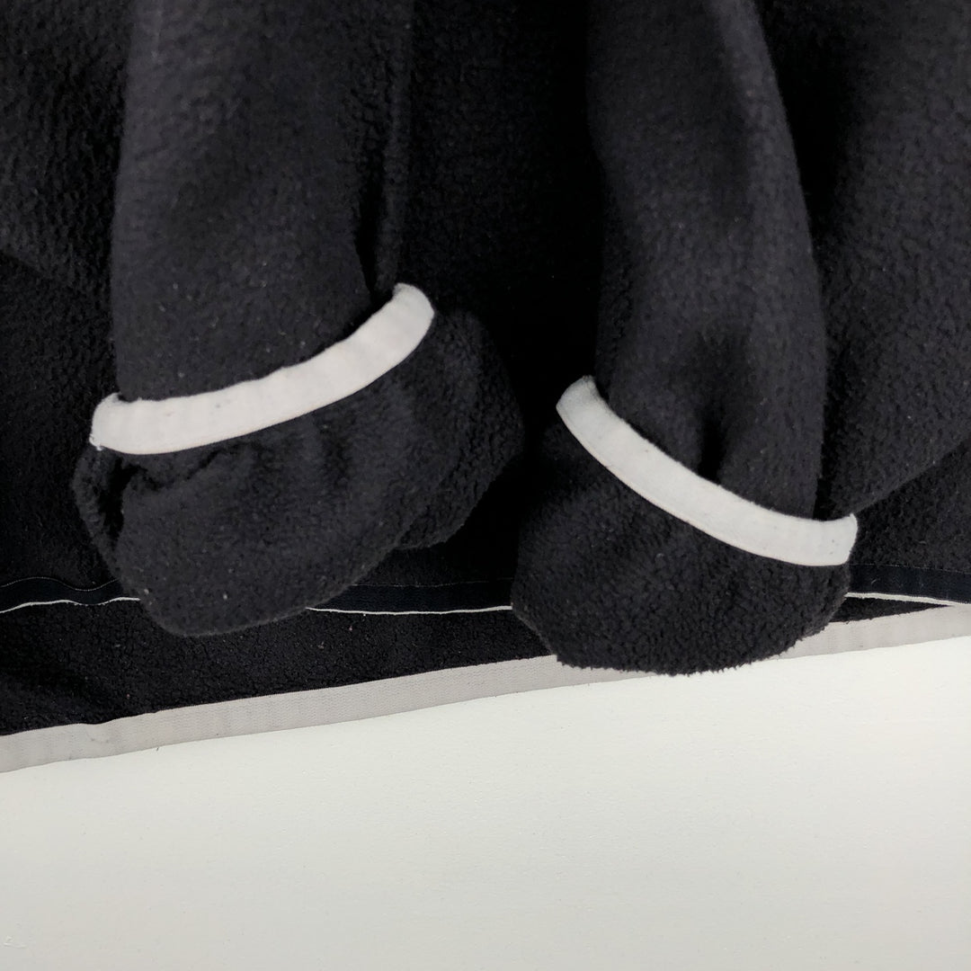 90s-00'S Vintage Nike Half-Zip Fleece Pullover, Men's Size Medium polyester black type Vintage Second Hand