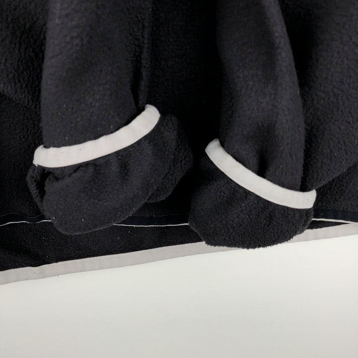 90s-00'S Vintage Nike Half-Zip Fleece Pullover, Men's Size Medium polyester black type Vintage Second Hand