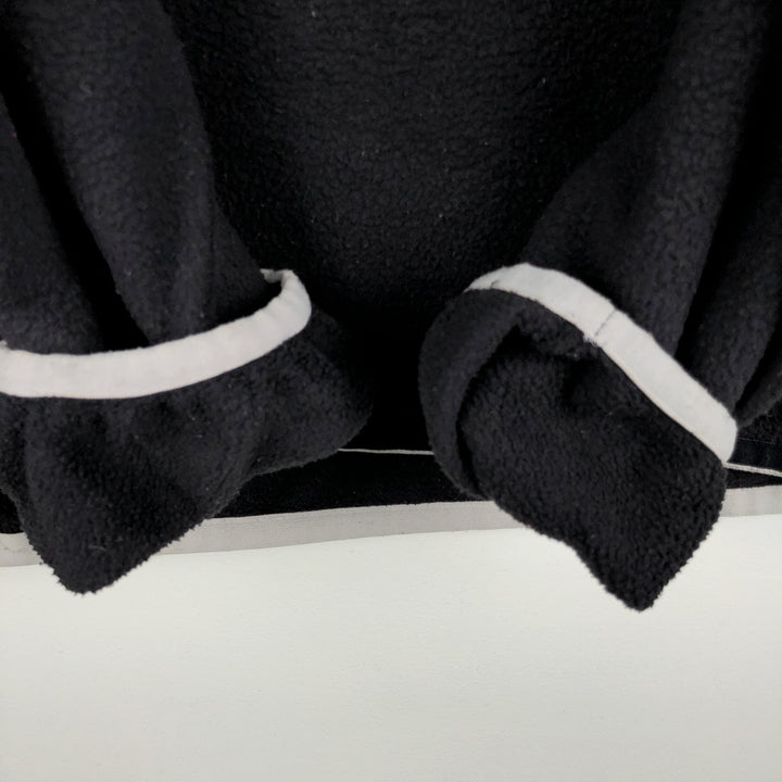 90s-00'S Vintage Nike Half-Zip Fleece Pullover, Men's Size Medium polyester black type Vintage Second Hand