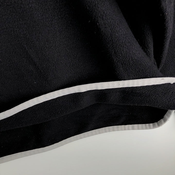 90s-00'S Vintage Nike Half-Zip Fleece Pullover, Men's Size Medium polyester black type Vintage Second Hand