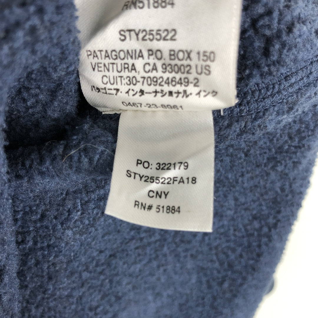 Patagonia Better Sweater 1 polyester navy blue type Vintage Second Hand
