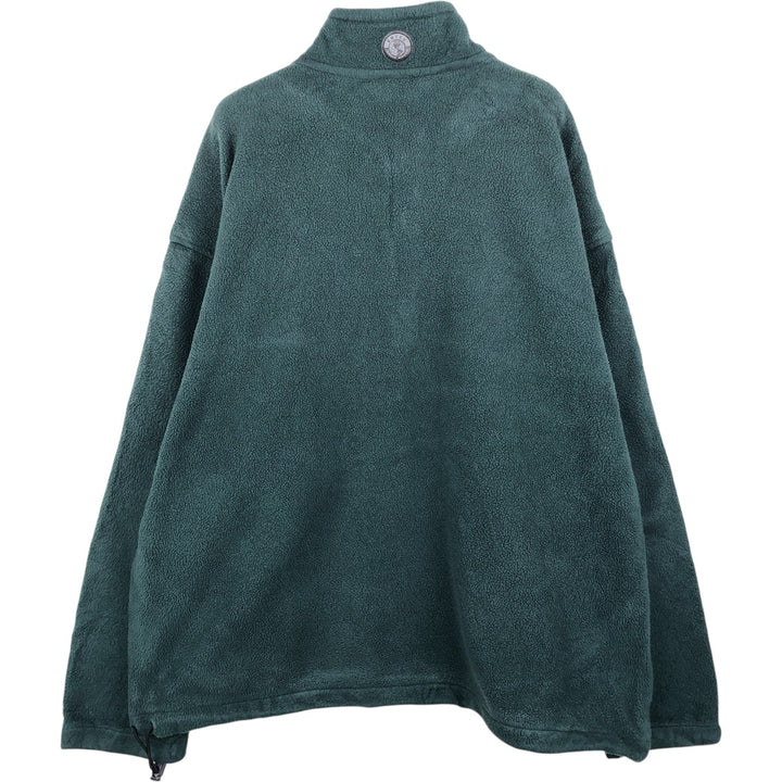 Vintage 90'S Eddie Bauer EBTEK Half-Zip Fleece Pullover, Men's XL polyester green type Vintage Second Hand
