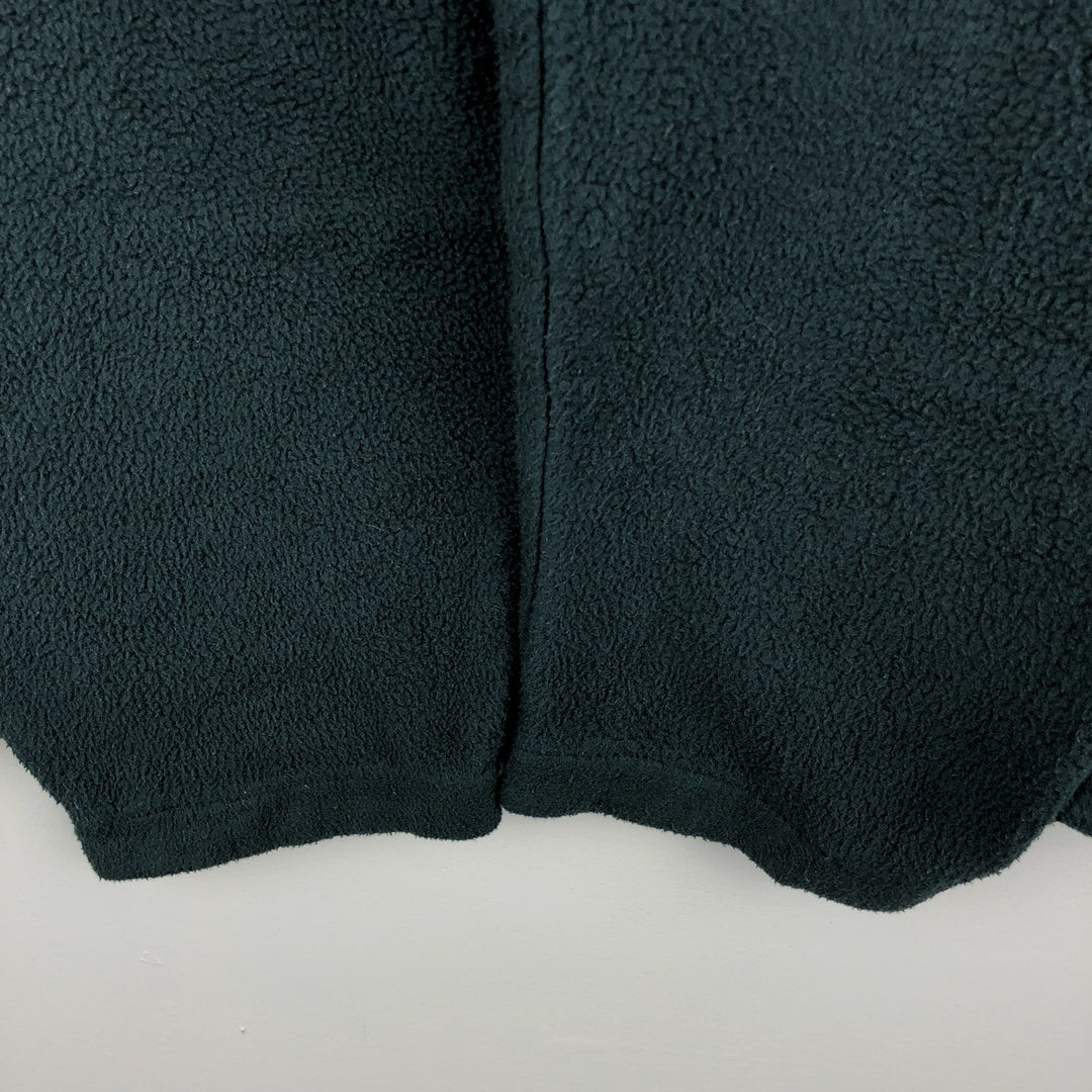 Vintage 90'S Eddie Bauer EBTEK Half-Zip Fleece Pullover, Men's XL polyester green type Vintage Second Hand