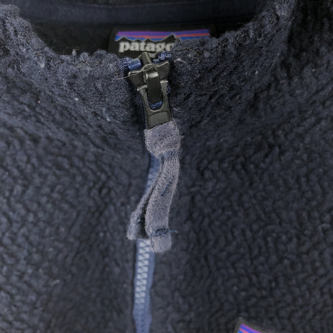 Patagonia Woolester Fleece Pullover 26940FA18 Half-Zip Fleece Pullover, Men's Size L polyester navy blue type Vintage Second Hand