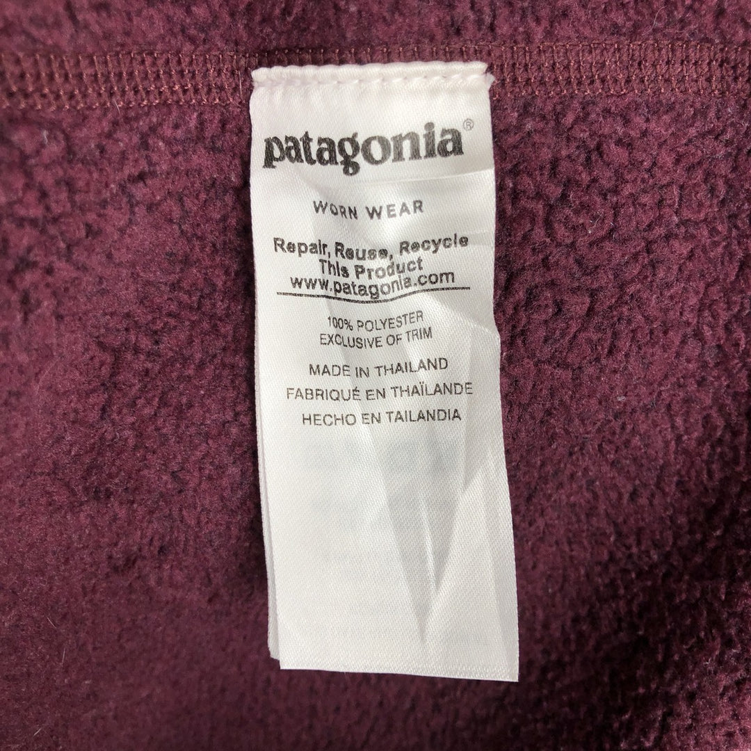 Patagonia Better Sweater 1 polyester Red type red-purple Vintage Second Hand