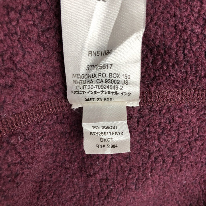 Patagonia Better Sweater 1 polyester Red type red-purple Vintage Second Hand