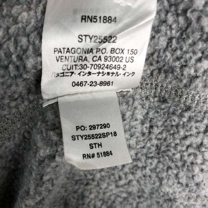 Patagonia Better Sweater 1 polyester gray type Vintage Second Hand
