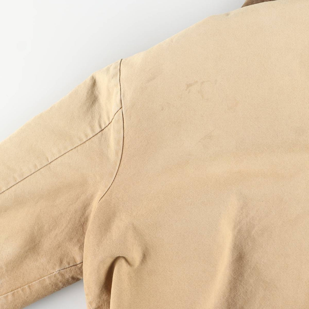 Vintage 1980'S Big Ben Michigan Chore Coat Duck Coverall, Made in USA, Men's XXL cotton beige type brown Vintage Second Hand
