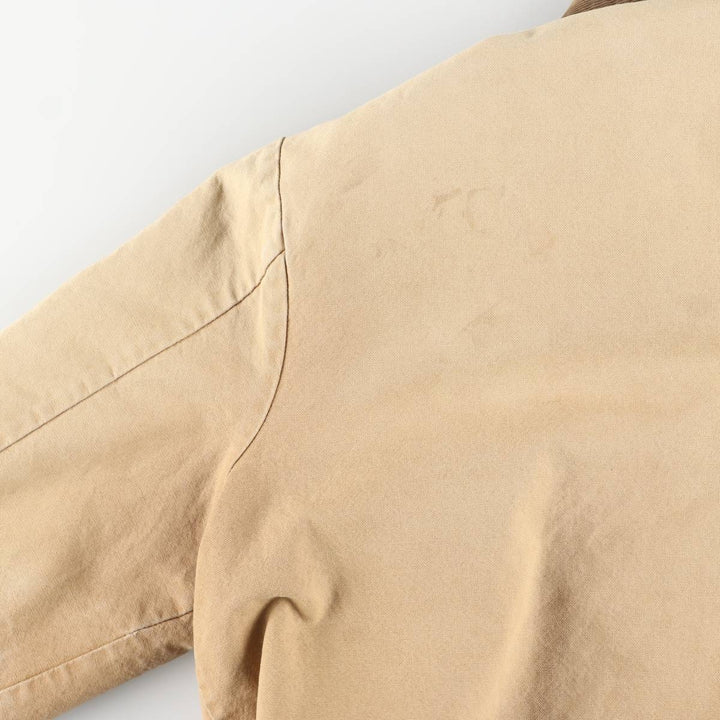 Vintage 1980'S Big Ben Michigan Chore Coat Duck Coverall, Made in USA, Men's XXL cotton beige type brown Vintage Second Hand