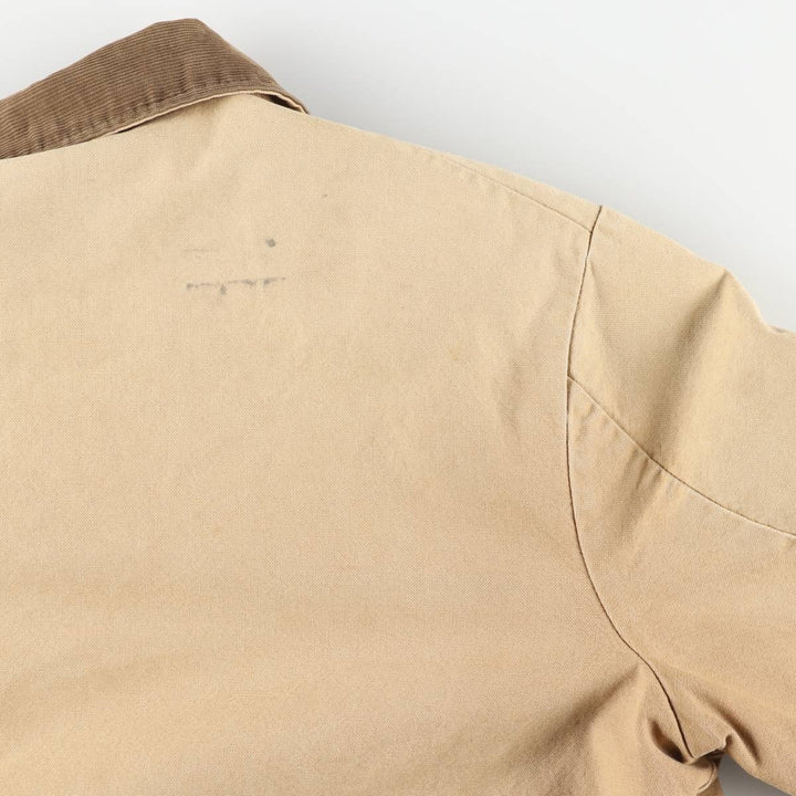 Vintage 1980'S Big Ben Michigan Chore Coat Duck Coverall, Made in USA, Men's XXL cotton beige type brown Vintage Second Hand