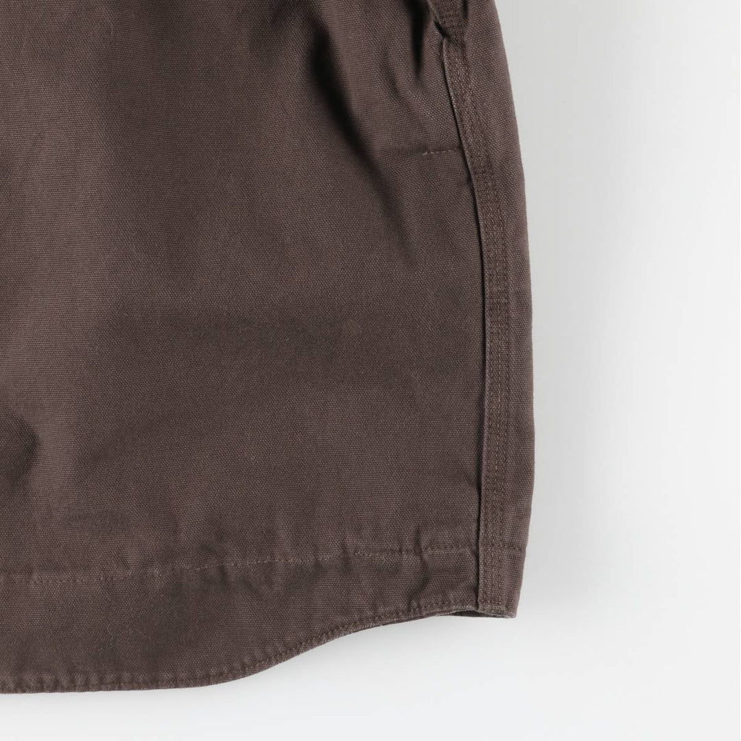 Carhartt Active Jacket, Padded Duck Full-Zip Hoodie, Men's XL, Quilted Liner cotton brown type Vintage Second Hand