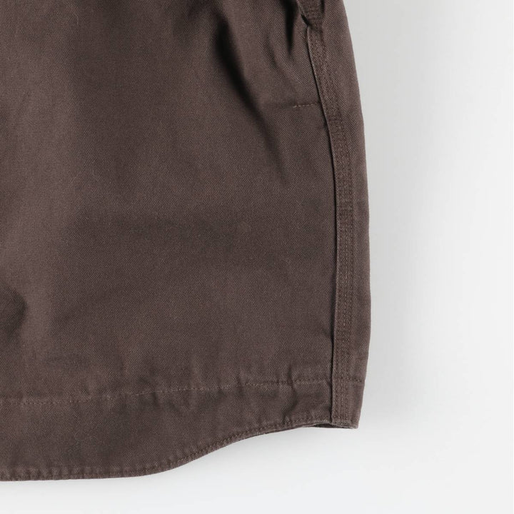 Carhartt Active Jacket, Padded Duck Full-Zip Hoodie, Men's XL, Quilted Liner cotton brown type Vintage Second Hand