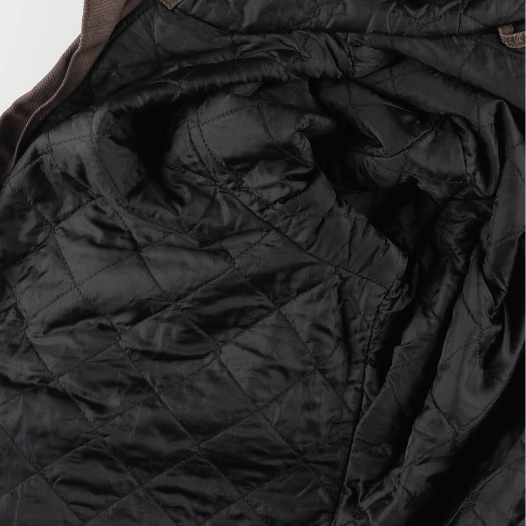 Carhartt Active Jacket, Padded Duck Full-Zip Hoodie, Men's XL, Quilted Liner cotton brown type Vintage Second Hand