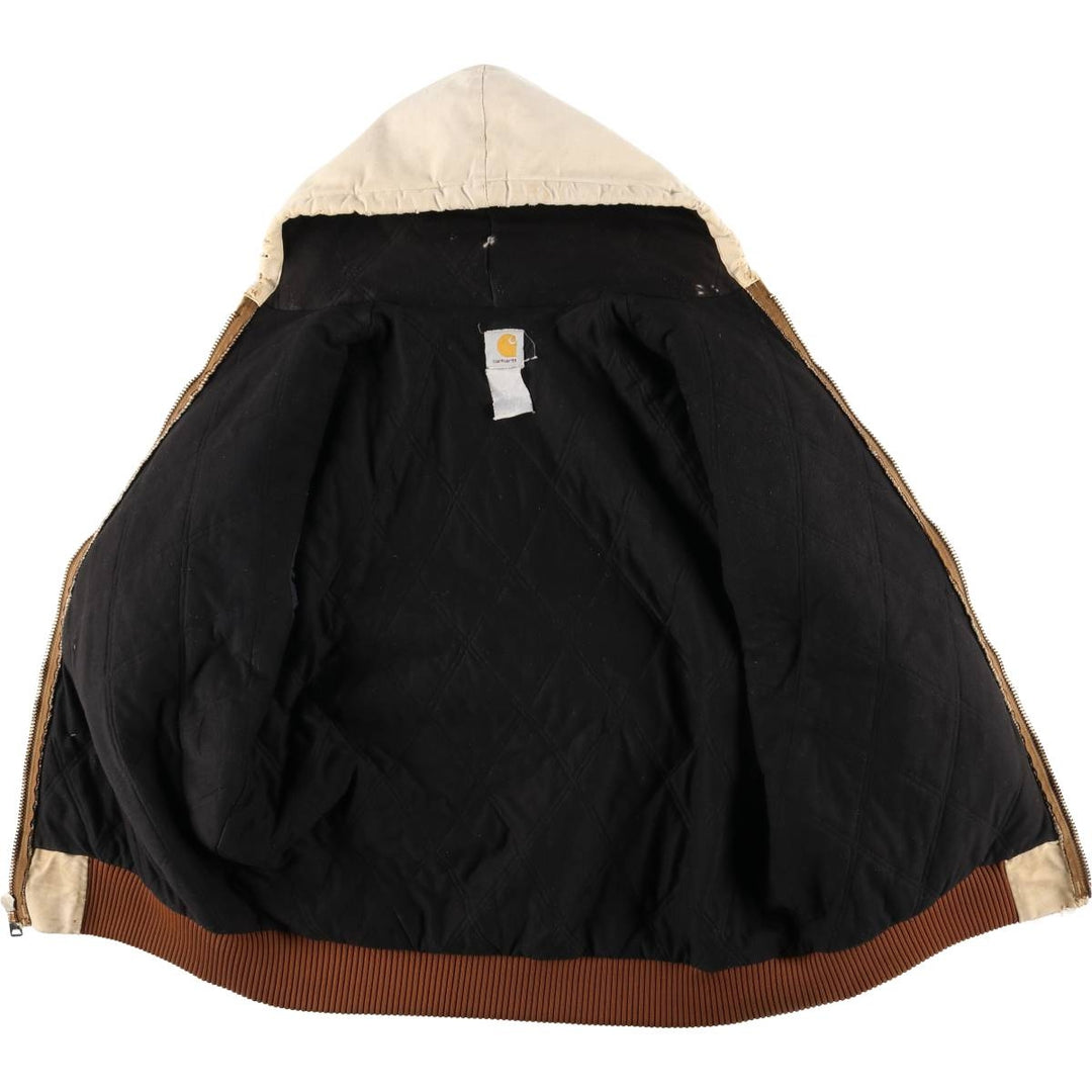 Carhartt Active Jacket, Padded Duck Full-Zip Hoodie, Men's XL unclear Beige type Vintage Second Hand