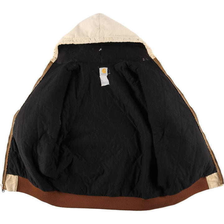 Carhartt Active Jacket, Padded Duck Full-Zip Hoodie, Men's XL unclear Beige type Vintage Second Hand