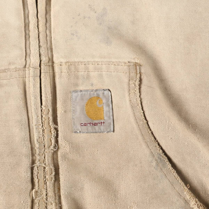 Carhartt Active Jacket, Padded Duck Full-Zip Hoodie, Men's XL unclear Beige type Vintage Second Hand