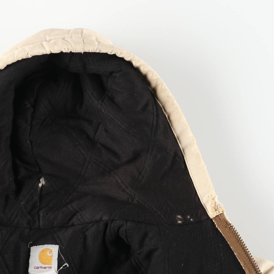 Carhartt Active Jacket, Padded Duck Full-Zip Hoodie, Men's XL unclear Beige type Vintage Second Hand