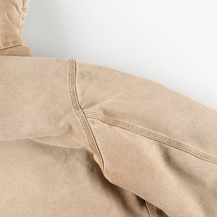 Carhartt Active Jacket, Padded Duck Full-Zip Hoodie, Men's Size L cotton brown type Vintage Second Hand